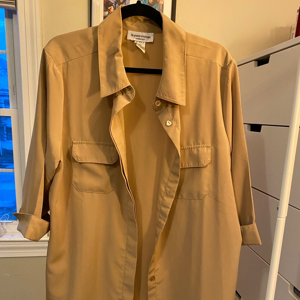 Oversized long shirt or plus size dress
